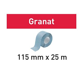 Festool Abrasives Granat Roll 115 mm x 25 m, P220 Grit