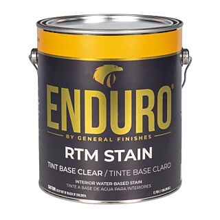 General Finishes®, Water-Based ENDURO® RTM Stain, Clear Tint Base, Gallon