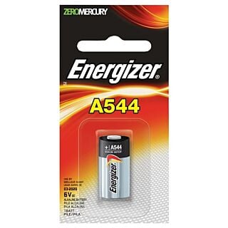 Energizer A544BPZ Miniature Zero-Mercury Alkaline Battery, Alkaline Manganese Dioxide, A23 Battery, 178 mAh