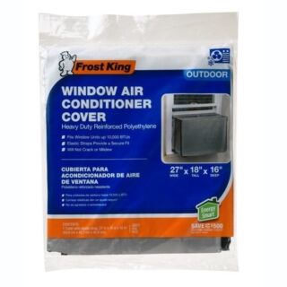 Frost King 16 in. x 27 in. Window Air Conditioner Cover, Grey