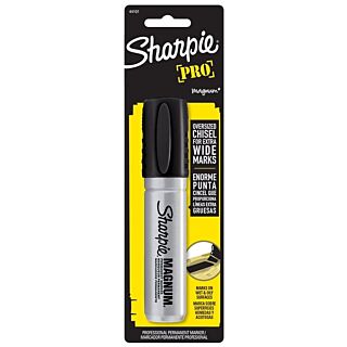 Sharpie 44101 Permanent Marker, Extra-Wide, Black Lead/Tip