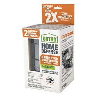 Ortho Home Defense Mosquito Repellent Candle, White, Citrus
