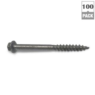 Strong-Drive® SD CONNECTOR Screw — #10 x 1-1/2 in. 1/4-Hex Drive, Mech. Galv. (100-Qty) (SD10112R100)