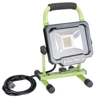 PowerSmith PWL1124BS 2500 Lumen LED Portable Work Light with Metal Stand and Lamp Housing, 2,500 Lumens