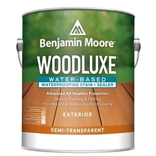 Benjamin Moore Woodluxe™ Water-Based Exterior Waterproofing Stain & Sealer Semi-Transparent