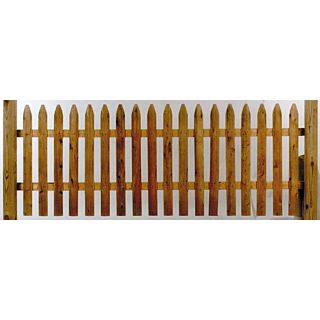 Cedar Milled Picket Fence, Section, 3 ft. x 8 ft.