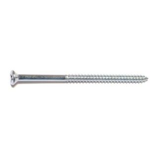 MIDWEST #8 x 3 in. Zinc Plated Steel Phillips Flat Head Wood Screws, 30 Count