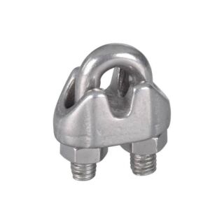 National Hardware V4230 Series N348-888 Wire Cable Clamp, 1/8 in Dia Cable, Stainless Steel