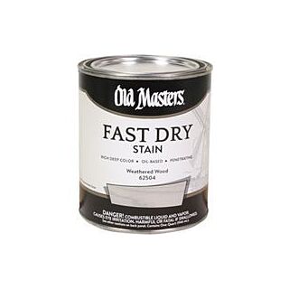 Old Masters Fast Dry Stain, Weathered Wood, Quart