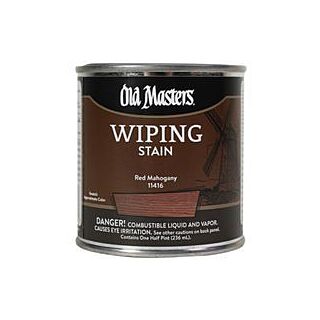Old Masters Wiping Stain, Red Mahogany, 1/2 Pint