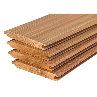 1 x 4 - A & Better V-Joint Tongue & Groove Red Cedar Wood Siding (Smooth / Rough)