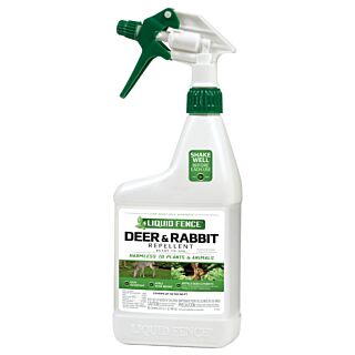 LIQUID FENCE Ready-to-Spray Deer and Rabbit Repellent 32 fl. oz.