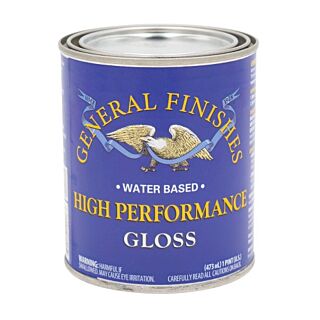 General Finishes®, Water-Based High Performance Polyurethane, Gloss, Pint