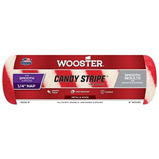 Wooster® R209, 9 in. x 1/4 in. Candy Stripe® Roller Cover