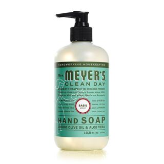 Mrs. Meyers Liquid Hand Soap,12.5 oz., Basil