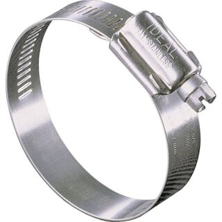 IDEAL-TRIDON Hy-Gear 68-0 Series 6820053 Interlocked Worm Gear Hose Clamp, #20, Stainless Steel