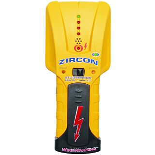 Zircon StudSensor 69585 Stud Finder, 9 V Battery, 19 mm / 1-1/2 in. Detection, Detects Metal & Wood
