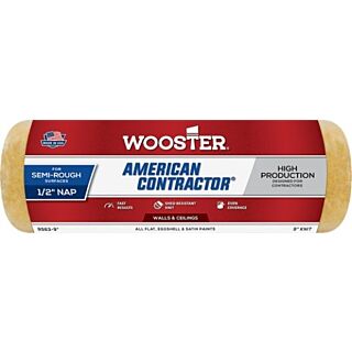 Wooster® R363, 9 in. x 1/2 in. American Contractor® Roller Cover