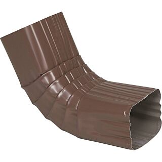 Amerimax Gutter Front A Elbow, Aluminum, Brown, 2 in. x. 3 in.