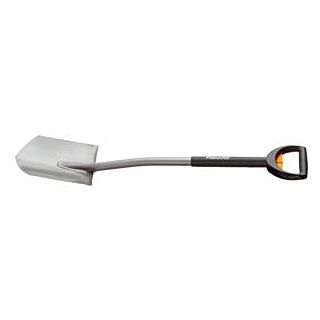 FISKARS  Digging Shovel, Boron Steel Blade,49 in. D-Shaped Steel Handle