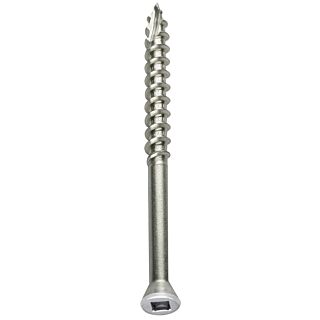 Simpson Strong-Tie S07C225FPW 2-1/4 in.Decking Screw, #7 Thread, Coarse, #1 Drive, Type 17 Point