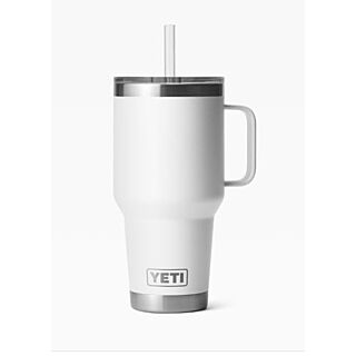 YETI Rambler® 35 oz. Mug with Straw Lid, White