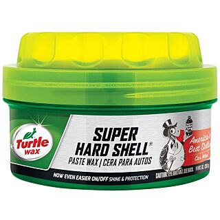 Turtle Wax SUPER HARD SHELL  Car Wax, 14 oz., Paste, Typical Solvent