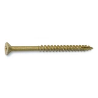 MIDWEST #12 x 3 in. Tan XL1500 Coated Steel Star Drive Bugle Head Saberdrive Deck Screws, 25 Count