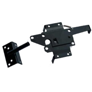 Black SS Gate Latch for Vinyl Fencing