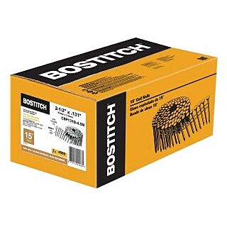 Bostitch Collated 2-1/2 in. x .131, 15 deg. Framing Nail, 4,500 Count