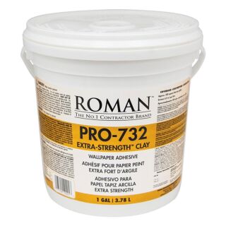 Roman PRO 732 Extra Strength Wallcovering Adhesive, Gallon