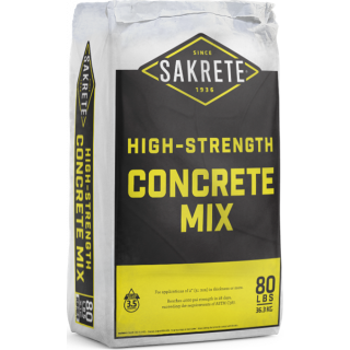 Sakrete 4000/5000 High Strength Concrete Mix, 80 lb.