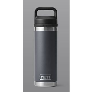 YETI Rambler®Water Bottle with Chug Cap, 18 oz., Charcoal