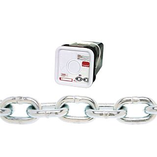 Campbell 0143436 Proof Coil Chain, 1300 lb Working Load Limit, 1/4 in, Galvanized Steel