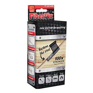 FiberFix Repair Wrap Pipe Repair Wrap, 2 in. x 50 in, Resin, Black