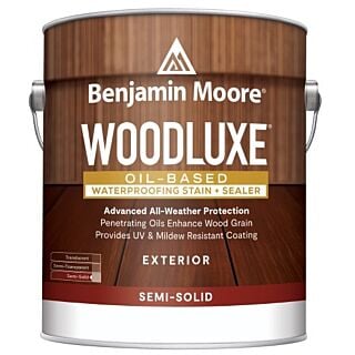 Benjamin Moore Woodluxe™ Oil-Based Exterior Waterproofing Stain & Sealer Semi-Solid