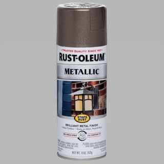 Rust-Oleum® Stops Rust®, Metallic Dark Bronze, Oil-Based, Spray Paint, 11 oz.