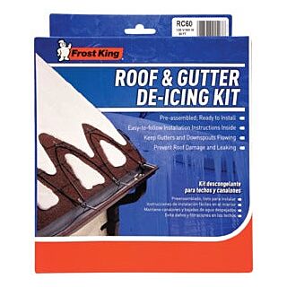 Frost King Roof & Gutter De-icing Kit, Electric, 60 ft.