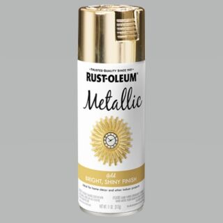 Rust-Oleum® Metallic Gold, Oil-Based, Spray Paint, 11 oz.