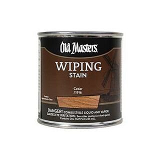 Old Masters Wiping Stain, Cedar, 1/2 Pint