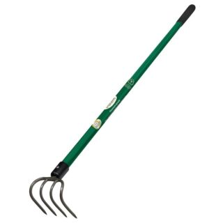 Landscapers Select Garden Cultivator, 5 In L Tine, 4 Tines, Ergonomic Handle
