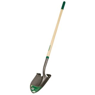 Landscapers Select Round Point Shovel, Wood Handle 48 in.