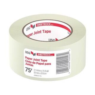 USG SHEETROCK® BRAND Paper Joint Tape, Sheetrock Drywall, 2-1/16 in. x 75 ft.