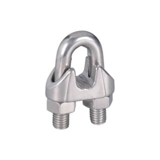 National Hardware V4230 Series N348-938 Wire Cable Clamp, 1/2 in Dia Cable, Stainless Steel