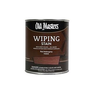Old Masters Wiping Stain, Red Mahogany, Quart