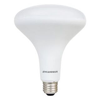 Sylvania 79624 LED Bulb, 120 V, 13 W, Medium E26, BR40 Lamp, Bright White Light