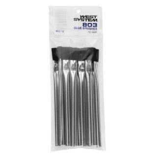 WEST SYSTEM® 803-12, Glue Brushes, 12 Pack
