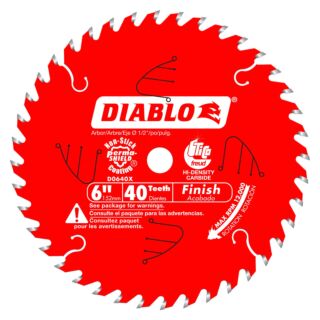 Diablo 6 in. x 40 Tooth Finish Saw Blade for Port-Cable Saw Boss®