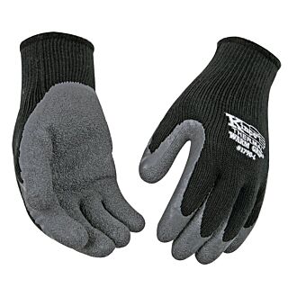 Warm Grip 1790-L Protective Gloves, Men's, L, Wing Thumb, Knit Wrist Cuff, Black
