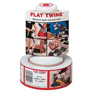Flat Twine and Stretch Film, 2 in. x 178 ft. Clear